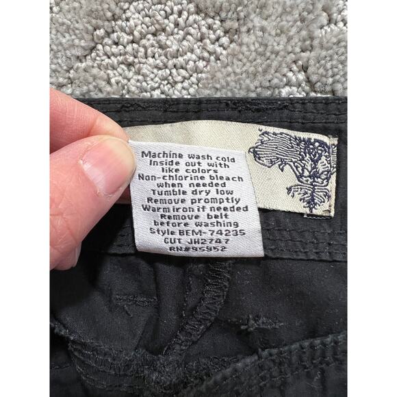 Vintage Y2K Cargo Pants Womans Small Utility Jogger Grunge Skater Emo Goth Miner - Picture 10 of 10